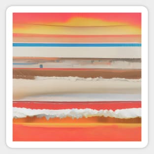 Seashore at Sunset Sticker